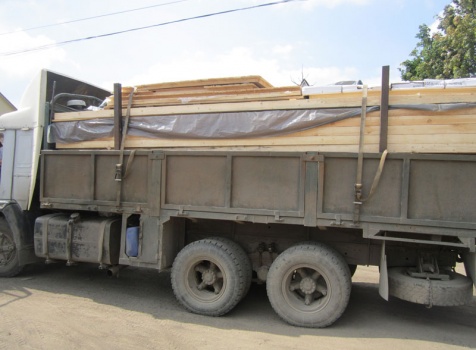 Погрузка и отправка дома