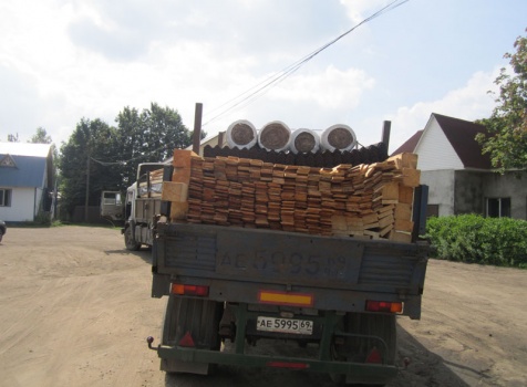 Погрузка и отправка дома